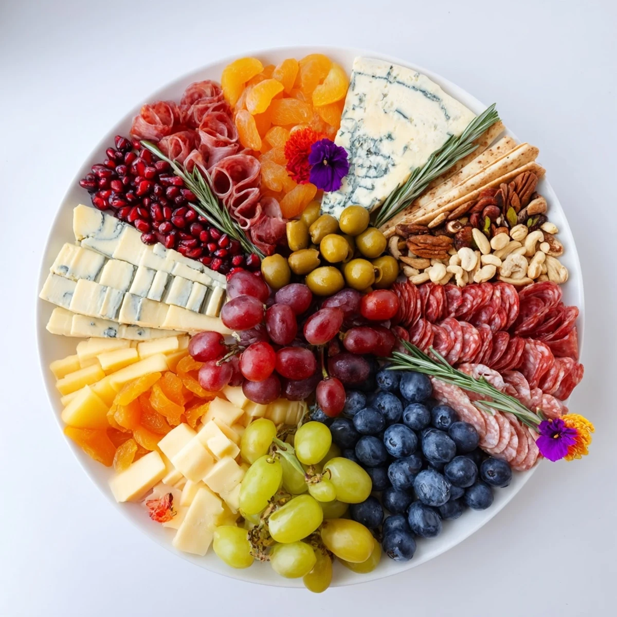 Festive The Nutcracker Suite Board, overflowing with cheeses, meats, crackers, and sweet treats ready for a gathering.