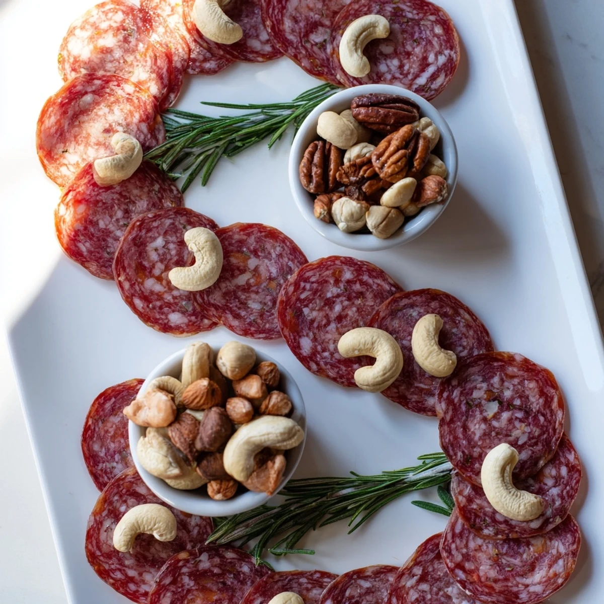 Salami Infinity Loop Appetizer