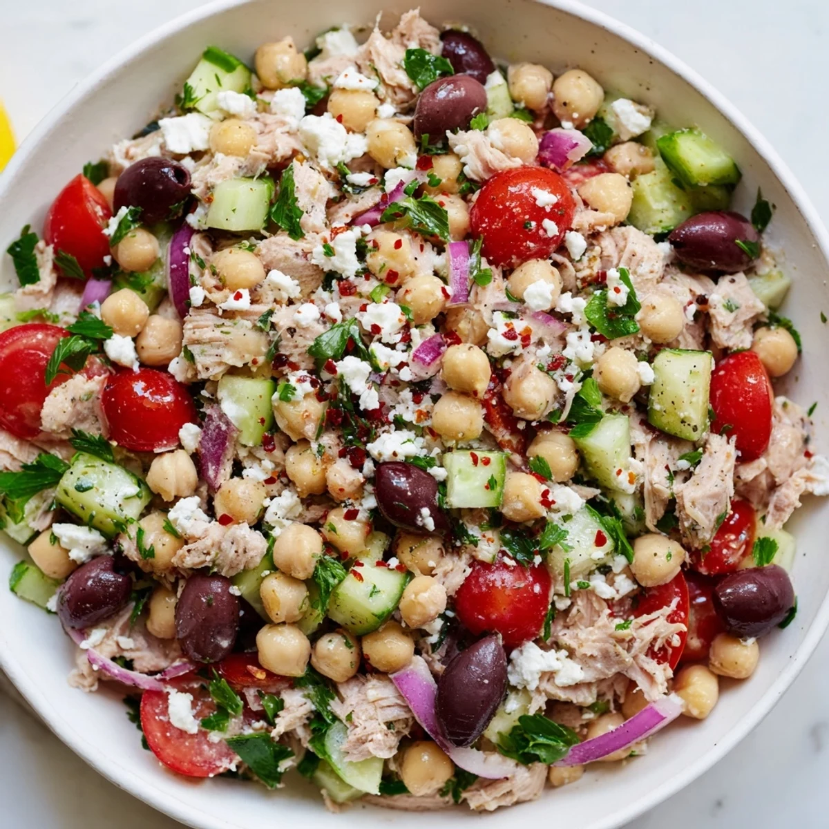 Tuna Chickpea Protein Bowl