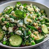 Spring Pea Mint Couscous Salad