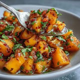 Sweet and fiery mango habanero salsa served with crispy tortilla chips for a bold appetizer.  