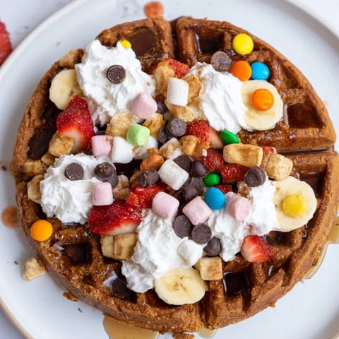 Gingerbread House Waffle Bar