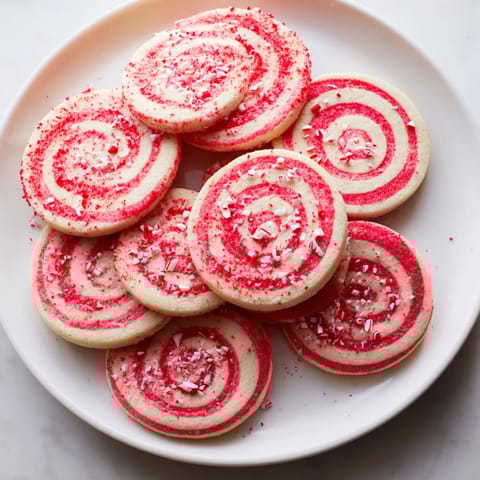 Candy Cane Swirl Cookie
