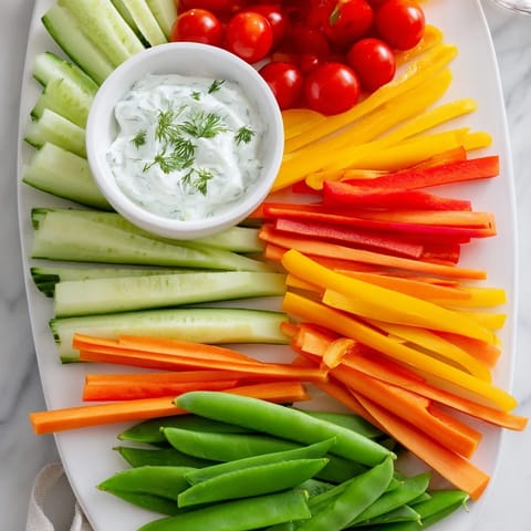 Fan-Shaped Cucumber Carrot Platter