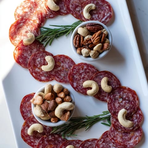 Salami Infinity Loop Appetizer
