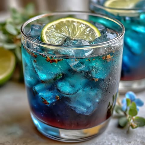 Butterfly Pea Flower Lemonade