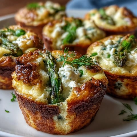 Golden-baked egg muffins loaded with feta, fresh herbs, and colorful veggies—perfect for brunch or meal prep.  