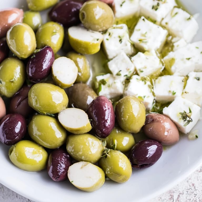 A delightful view of The Cobblestone Courtyard, a vegetarian appetizer perfect for entertaining and sharing.