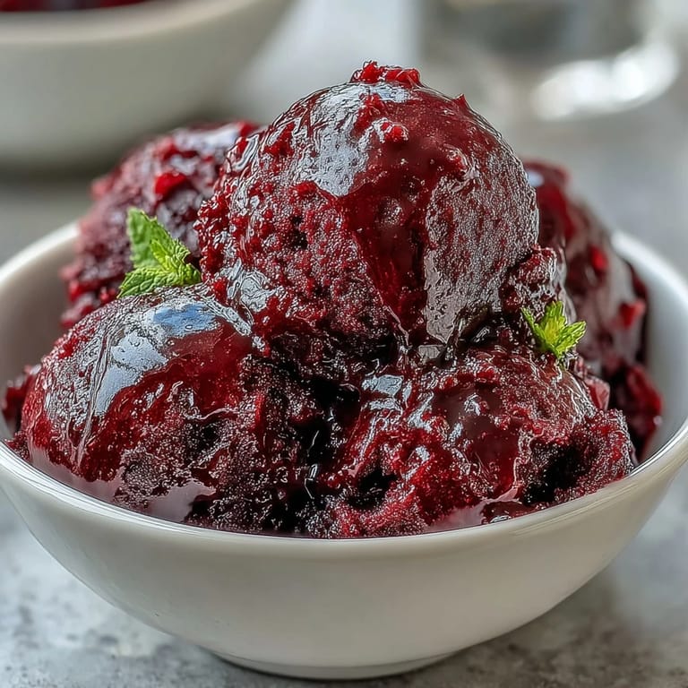 Suggested garnish includes fresh mint leaves and lemon zest for brightness.