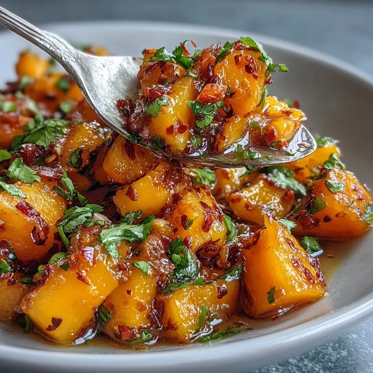 Sweet and fiery mango habanero salsa served with crispy tortilla chips for a bold appetizer.  