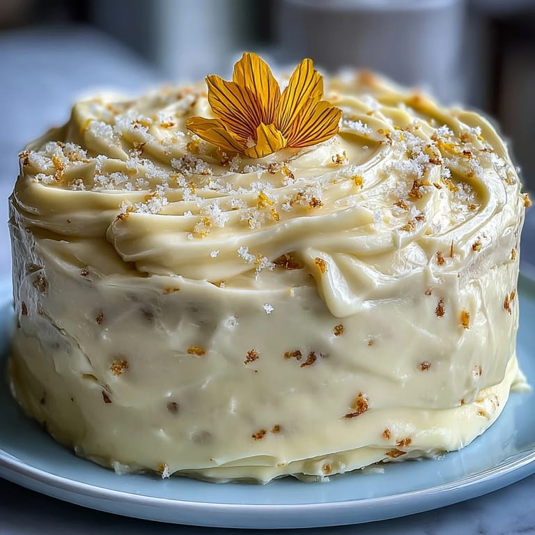 Elegant Lemon Sunshine Cake sliced, showcasing its fluffy texture and floral crown.