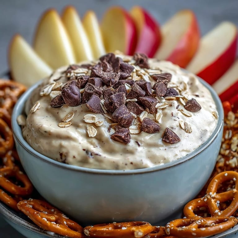 Enjoy this gooey chickpea cookie dough dip, an easy, satisfying, no-bake dessert.