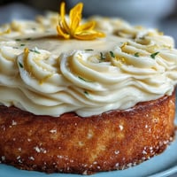 Baby Shower Lemon Sunshine Cake, brightly frosted with edible flowers, perfect for celebrations.